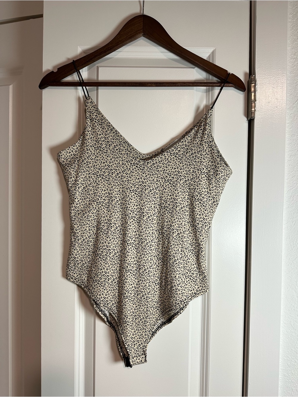 gaze Leopard Spot Cami in Cream and Black